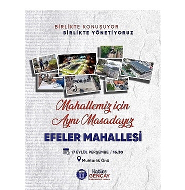 Didim Belediyesi, “Mahallemiz İçin Aynı Masadayız” Buluşmalarıyla Mahalle Sakinleriyle Bir Araya Geliyor