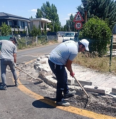 Ekiplerden ilçe genelinde bakım ve onarım çalışması