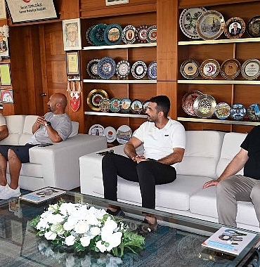 Kemer Su Sporları Derneği’nden Başkan Topaloğlu’na ziyaret