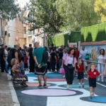 Konaklı öğrencilere ‘renkli yol’ sürprizi