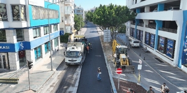 Şehit Binbaşı Cengiz Toytunç Caddesi’nin asfaltı yenilendi