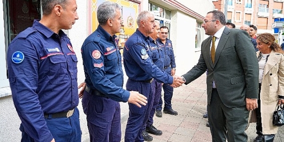 Üsküdar Belediye Başkan Vekili Gültekin’den İtfaiyecilere: “Minnet Duymamız Gereken Kahramanlarsınız”