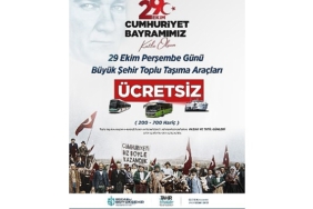 Kocaeli’de 29 Ekim’de toplu ulaşım ücretsiz