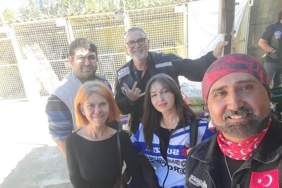 Motosiklet tutkunlarından can dostlarına anlamlı destek