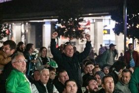 Osmangazi Meydanı’nda Yeşil-Beyaz Coşku